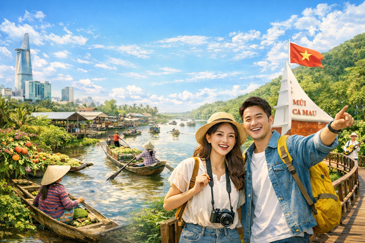 [CM4] CỦ CHI – LỤC TỈNH MIỀN TÂY 5N4D