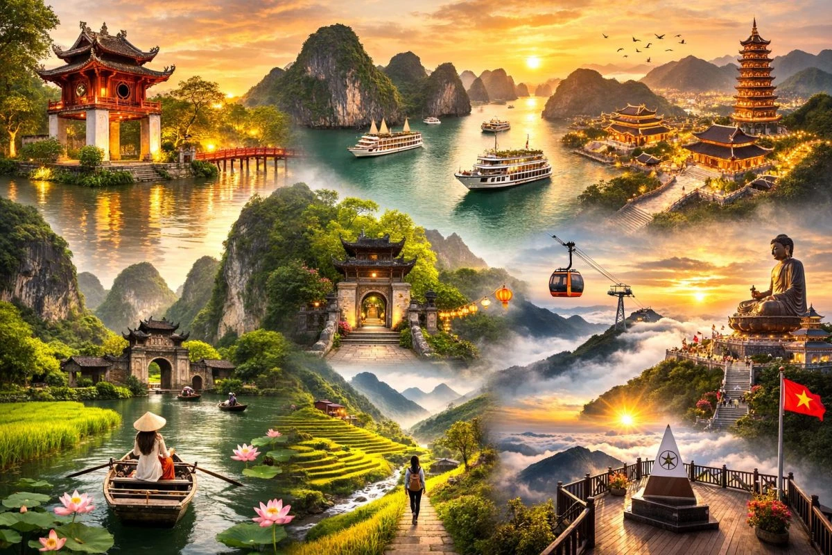 HCM - HẠ LONG - TRÀNG AN – SAPA – FANSIPAN 5N4Đ