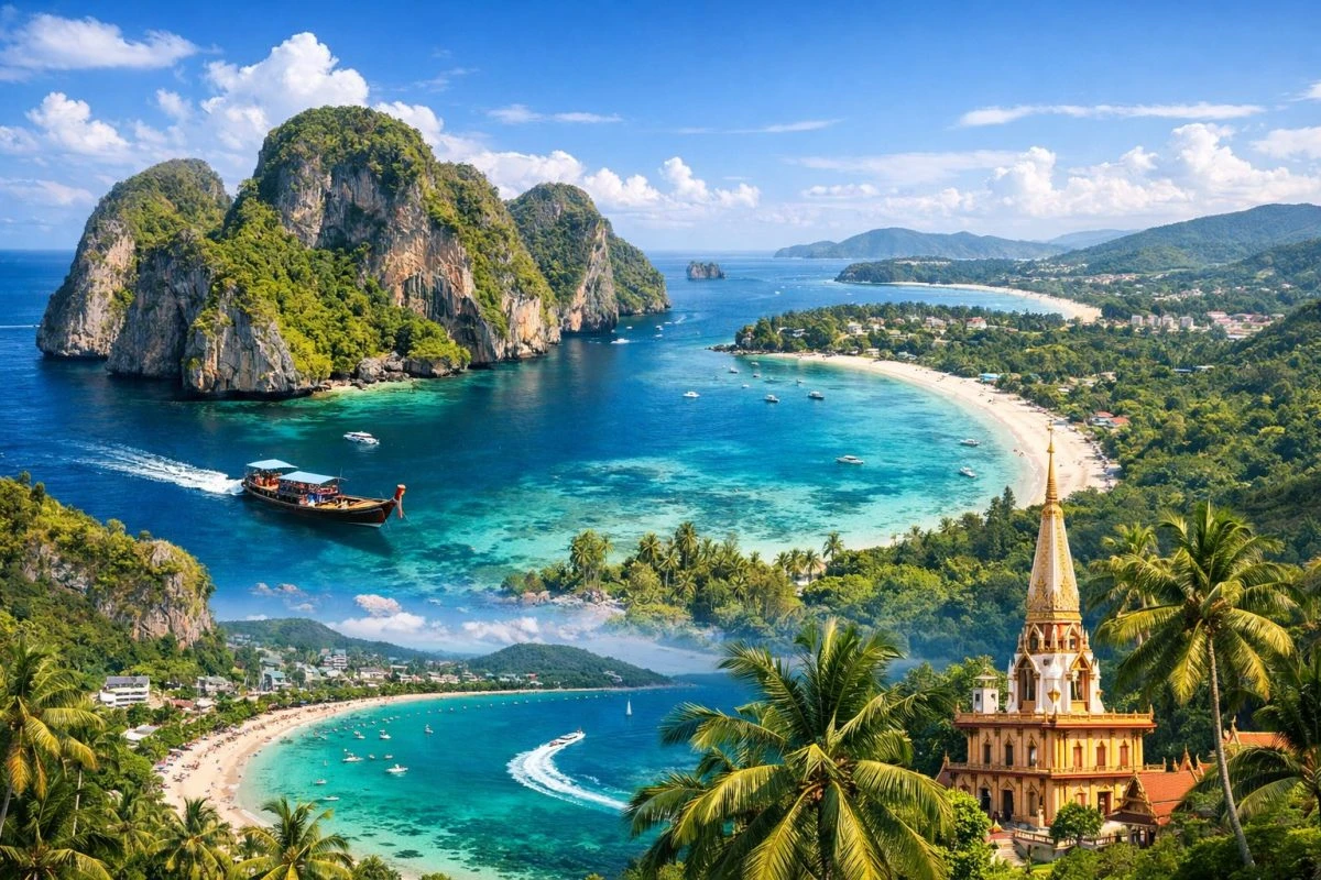 TOUR PHUKET 2026: ĐẢO PHI PHI/ PHANG NGA 4N3D (BAY VJ)