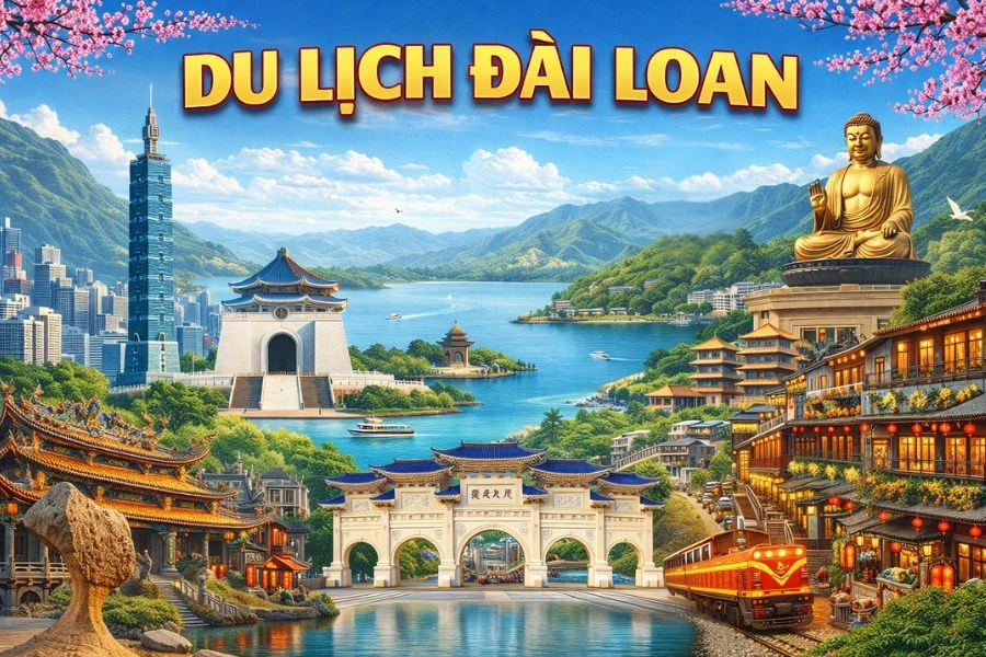 ĐÀI LOAN 5N4Đ: CAO HÙNG - ĐÀI TRUNG - ĐÀI BẮC VJ [T]