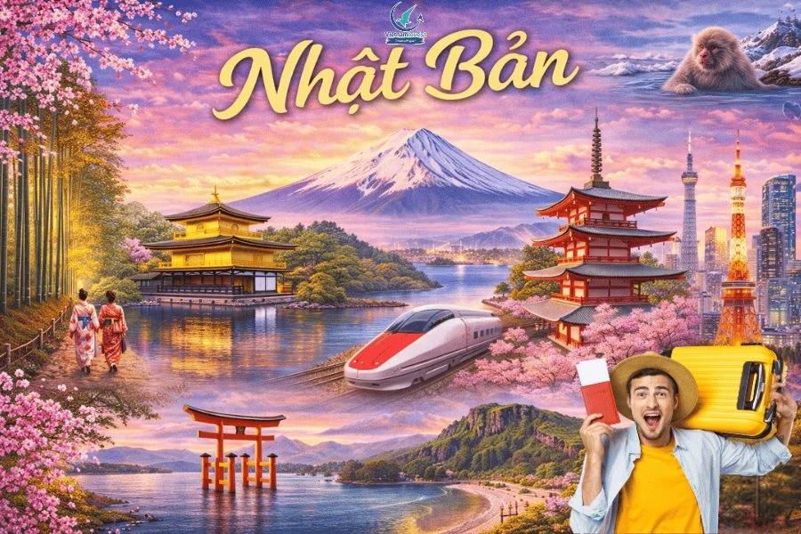 NHẬT BẢN 5N4Đ: TOKYO – NÚI PHÚ SĨ – CÔNG VIÊN DISNEYLAND
