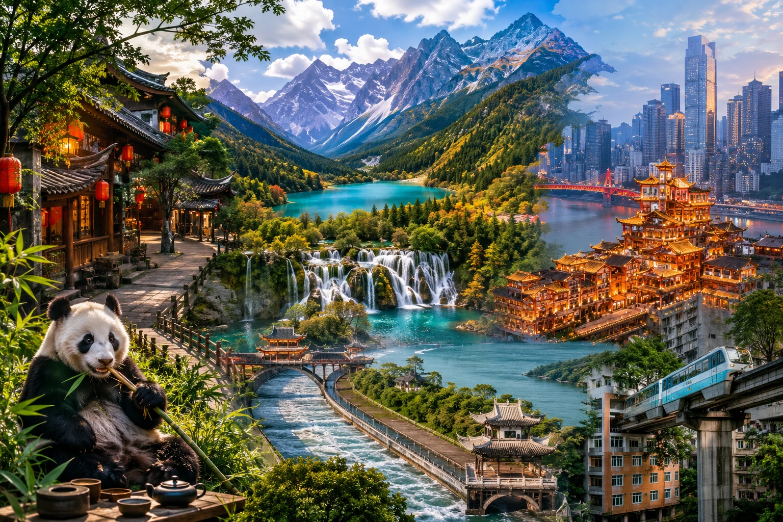 THÀNH ĐÔ - TRÙNG KHÁNH - CỬU TRẠI CÂU - GIANG ĐÔ YỂN 6N5D [T]